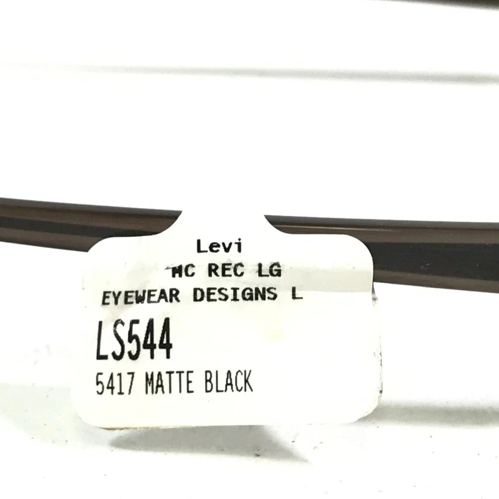 Levi's LS 544A-1 Eyeglasses Frames Black Brown Rectangular Full Rim 54-17-140